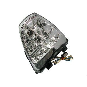 Piloto trasero blanco de leds con intermitentes integrados Ermax 910101122