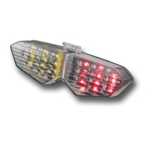 Piloto trasero blanco de leds con intermitentes integrados Ermax 910201070
