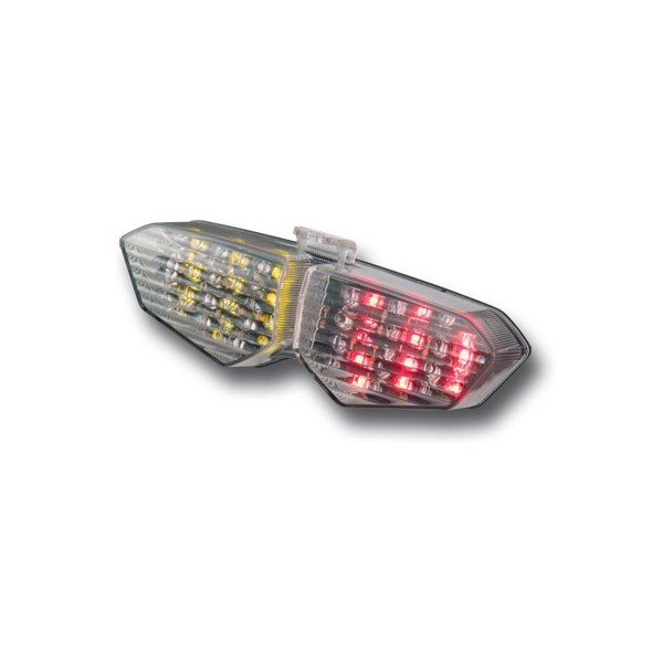 Piloto trasero blanco de leds con intermitentes integrados Ermax 910201070
