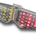 Piloto trasero blanco de leds con intermitentes integrados Ermax 910201070