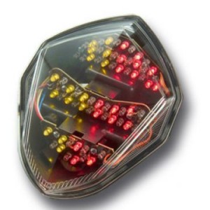 Piloto trasero blanco de leds con intermitentes integrados Ermax 910401054