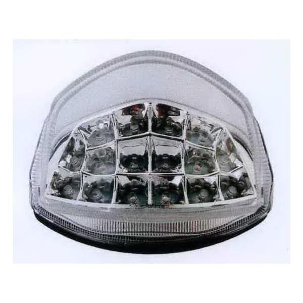 Piloto trasero blanco de leds con intermitentes integrados Ermax 910401076