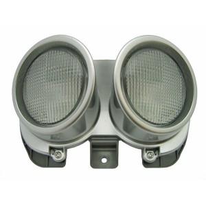 Piloto trasero blanco de leds con intermitentes integrados Ermax 910401080