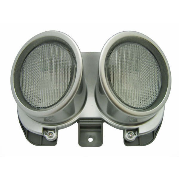 Piloto trasero blanco de leds con intermitentes integrados Ermax 910401080