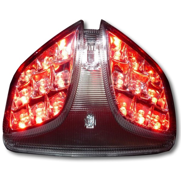 Piloto trasero blanco de leds con intermitentes integrados Ermax 910401092