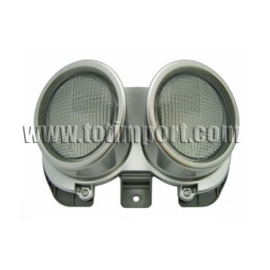 Piloto trasero blanco de leds con intermitentes integrados Ermax 9104SP080