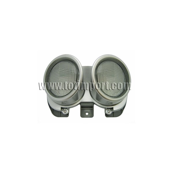 Piloto trasero blanco de leds con intermitentes integrados Ermax 9104SP080