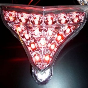 Piloto trasero blanco de leds con intermitentes integrados Ermax 910201094