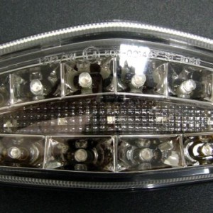 Piloto trasero blanco de leds con intermitentes integrados Ermax 910301071