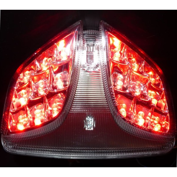 Piloto trasero blanco de leds Ermax 9104SCS92