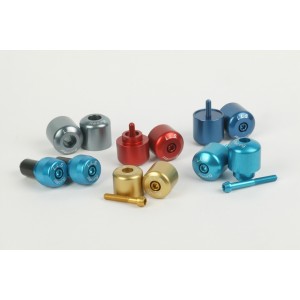 Contrapesas manillar lls Aluminio anodizado para Yamaha R1 98/08 + R6 06/09 Ermax 300206053