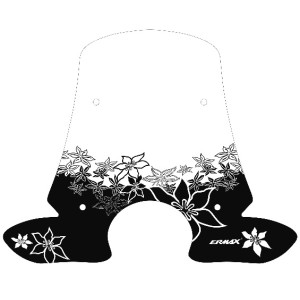 Serigrafía HAWAIAN para cúpula y parabrisas Ermax SE05PBHAW