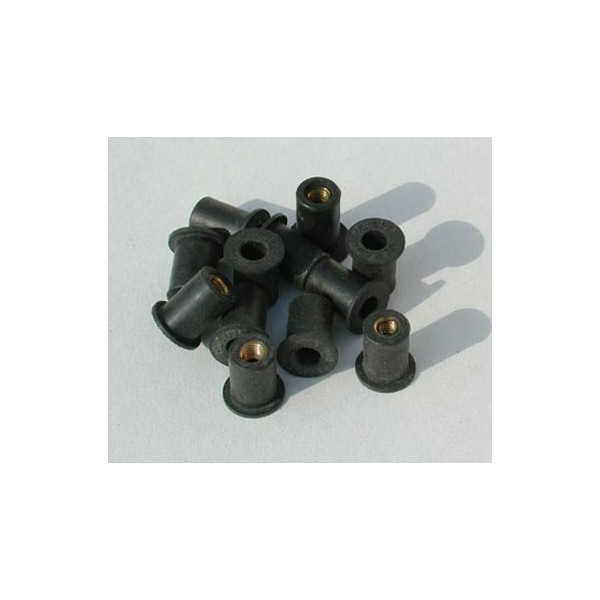 Ins5 kit anillo de goma M5 + tornillo de acero cromado + rondelles (10 piezas) Ermax 9005M5005