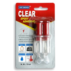 Kit 10 ml pegamento epoxy transparente (yst bond ) para reparaciones y rejillas Ermax 9005EP060