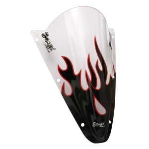 Serigrafía y FLAMING para cúpula y parabrisas Ermax SE05NRFLA