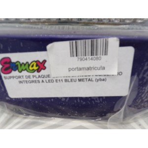Kit de soporte de matrícula con luz de matrícula catadióptrico e intermitentes Ermax 790414080