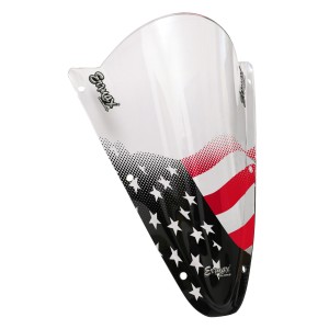 Serigrafía y STARS and STRIPES para cúpula y parabrisas Ermax SE05PBSTS