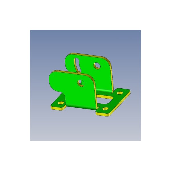 Pletina para soporte de matrícula 4103xx095 Ermax 410318095