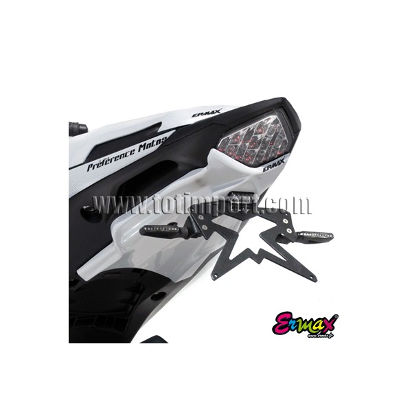 Kit de soporte de matrícula con luz de matrícula y catadióptrico 7901xx098 Ermax 790155098