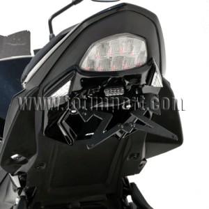 Kit de soporte de matrícula con luz de matrícula y catadióptrico 7904xx104 Ermax 790447104