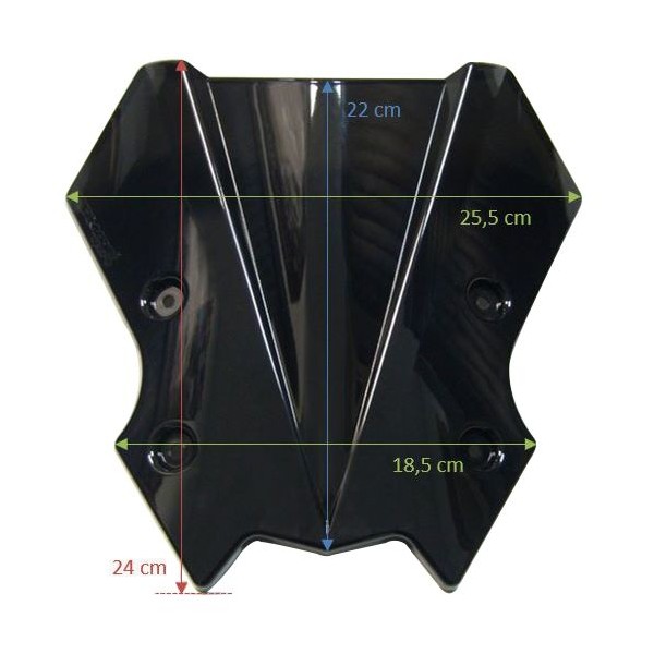 Parabrisas Hypersport 22 cm hy02y97-xx Ermax HY02Y9703