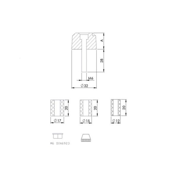 Cúpula sport touring 60 cm st53016-xx Ermax ST5301601