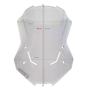 Cúpula sport touring 46 cm to41023-xx Ermax TO4102354