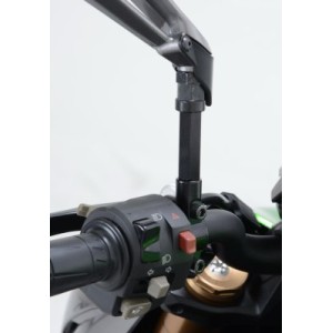 Pareja de extensores para espejos con rosca 10x1.25 - 1 rosca izquierda y 1 rosca derecha  R&G MR0005BK