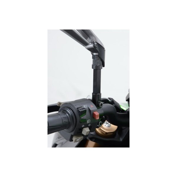 Pareja de extensores para espejos con rosca 10x1.25 - 1 rosca izquierda y 1 rosca derecha  R&G MR0005BK