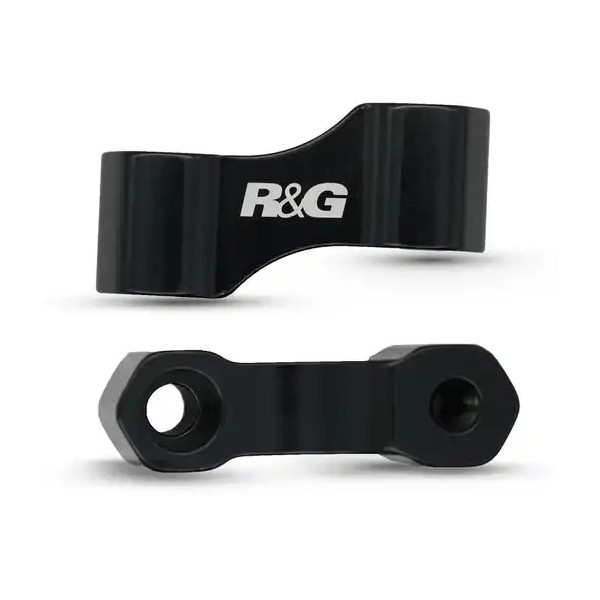 Pareja de extensores para espejos con rosca 10x1.25 - 1 rosca izquierda y 1 rosca derecha  R&G MW0009BK