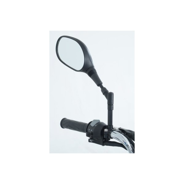 Pareja de extensores para espejos con rosca 10x1.25 - 1 rosca izquierda y 1 rosca derecha  R&G MR0004BK