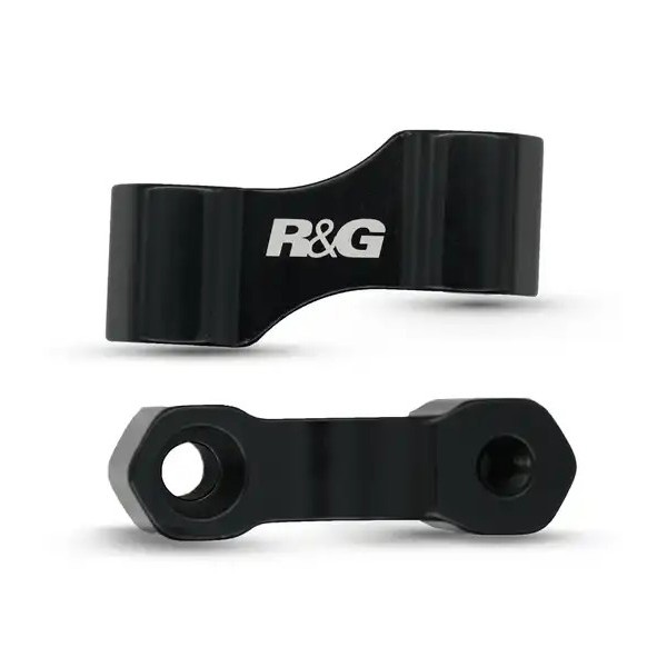 Pareja de extensores para espejos con rosca 10x1.25 Rosca izquierda R&G MW0015BK