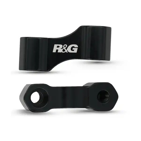 Pareja de extensores para espejos con rosca 10x1.25 - con 8mm de rosca  R&G MW0012BK