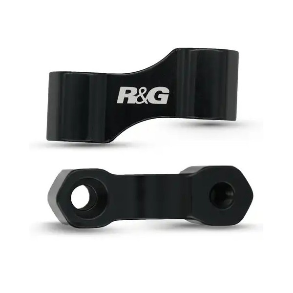 Pareja de extensores para espejos con rosca 10x1.25 - con 8mm de rosca  R&G MW0014BK