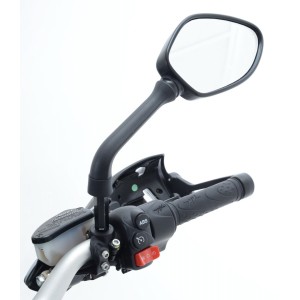 Pareja de extensores para espejos con rosca 10x1.25 - con 8mm de rosca  R&G MR0009BK