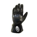 Guantes de cuero para moto XXL R&G GL0003BK-XXL