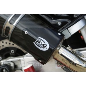 Protector de escape tri oval Lado izquierdo R&G EP0007BK1