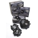 Kit de tapas de motor - 3 pcs Tapas de: Motor (Izq) - Embrague (Dch) - Starter (Dch) R&G KEC0050BK