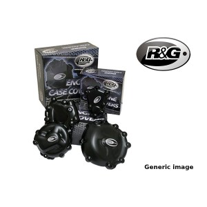 Kit de tapas de motor - 3 pcs Tapas de: Alternador (Izq) - Embrague (Dch) - Pick-up (Dch) R&G KEC0173R