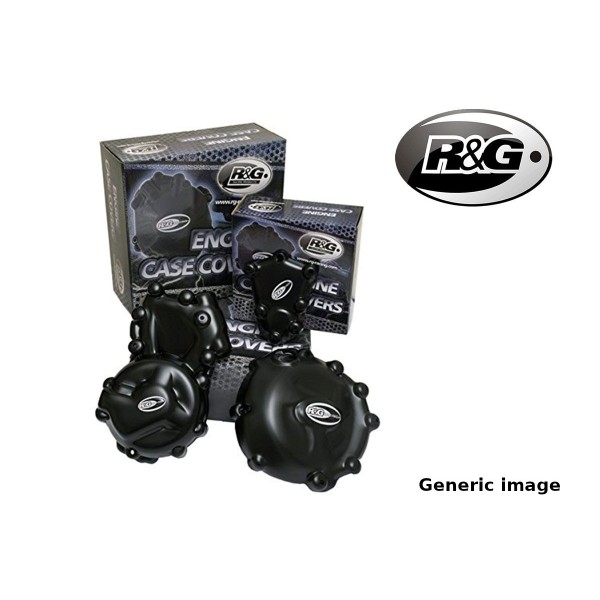 Kit de tapas de motor - 3 pcs Tapas de: Alternador (Izq) - Embrague (Dch) - Pick-up (Dch) R&G KEC0173R