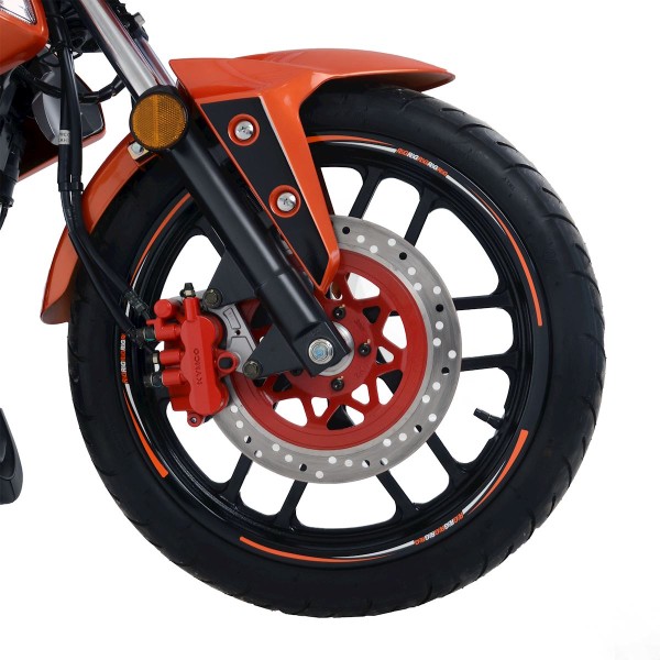 Pegatina de llanta modular Para 2 llantas de 17 pulgadas R&G RIMTAPE0002OR