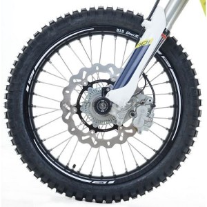 Pegatina de llanta modular Para 2 llantas de 17 pulgadas R&G RIMTAPE0002WH