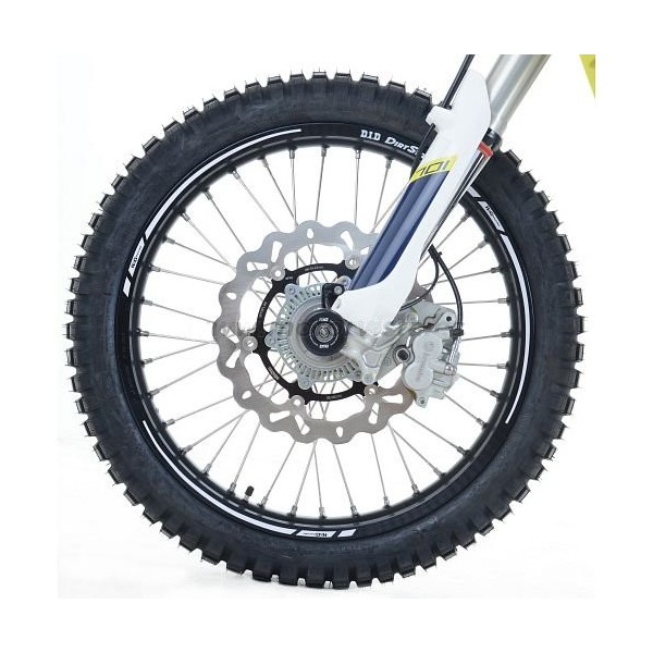 Pegatina de llanta modular Para 2 llantas de 17 pulgadas R&G RIMTAPE0002WH