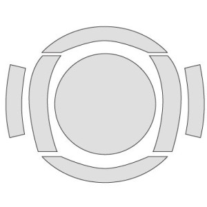 Protector de pantalla del cuadro de instrumentos Eazi-grip  R&G DASHTRI010