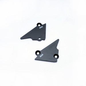 Rear Footrest Plates (pair) para Zero FX 2019-2024 blp0102xx  R&G BLP0102BK