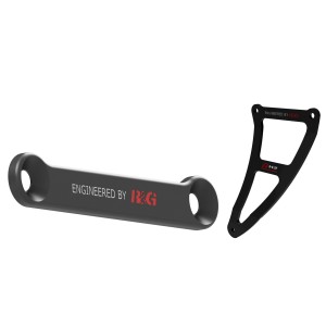 Soporte de escape con eliminador de estribera de pasajero eh0099bkaxx  R&G EH0099BKA-RED