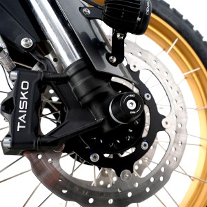 Protectores de horquilla eje delantero para Kove 800X PRO fp0298xx PRO R&G FP0298BK