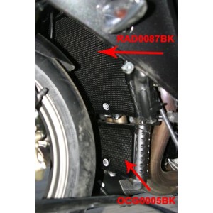 Rejilla protectora de radiador de aceite ocg0005xx  R&G OCG0005BK