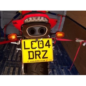 Soporte de matrícula LP0008BK Luz de matrícula incluida R&G LP0008BK