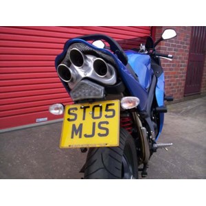 Soporte de matrícula LP0013BK Luz de matrícula NO incluida R&G LP0013BK